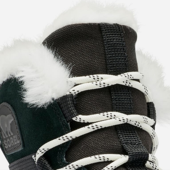 SOREL Ona Rmx Glacy Faux Fur Waterproof bootie in black size US 6.5 - Picture 9 of 17